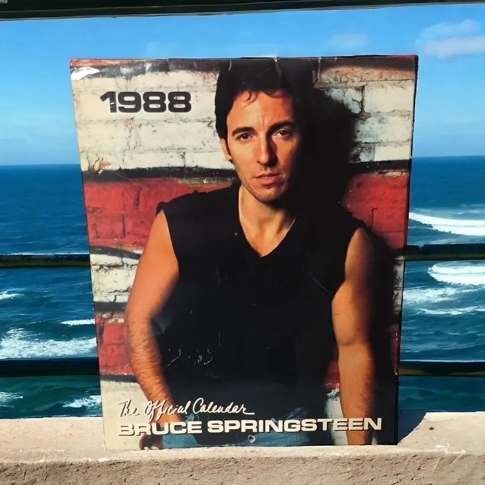 Bruce Springsteen 1988 Official Calendar Vintage Wall Decor Large Paper Photos. - Picture 8 of 16